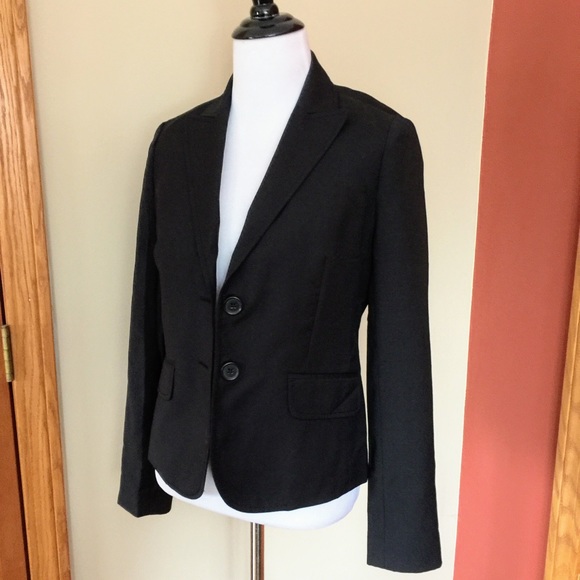 J. Crew Jackets & Blazers - J Crew lightweight wool black blazer jacket